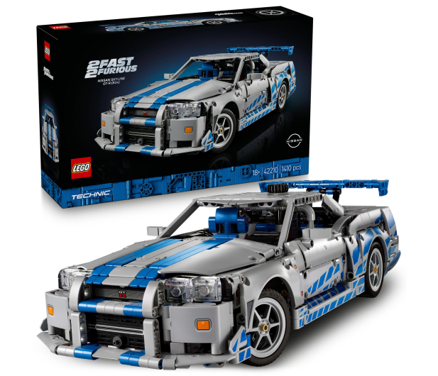 LEGO Technic 42210 Samochód Nissan Skyline GT-R (r34) - 1331620 - zdjęcie 2